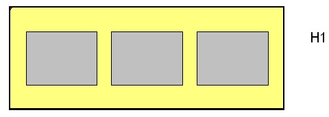 H1 - 3(6x8) multi aperture mount   