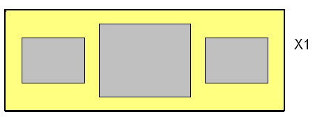 X1 - 1(10x8)+2(7x5) multi aperture mount   