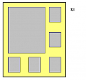 K1 1x(15x12)+5x(5x4) multi aperture mount 